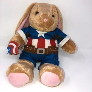 BUILD a bear bunny captain america plush